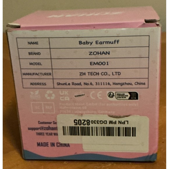 Zohan Baby Ear Muffs Noise Canceling Protection Headphones for Toddler - Picture 6 of 16